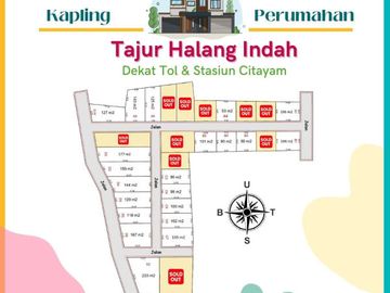 Dekat Tol & Stasiun Citayam, 1 Jt-an/m Tanah Pas Untuk Rumah