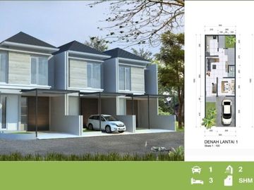 Dijual Rumah Baru 2 Lantai Rungkut Asri Surabaya