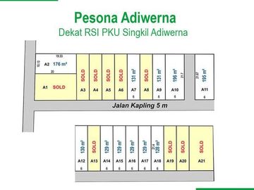 Kavling Dekat RSI PKU Singkil, Legalitas SHM: 70 Jt-an