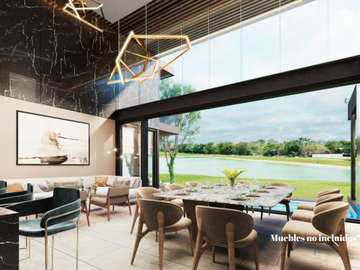 Casa en Country Club de 5 recamaras con vista al lago