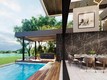 Casa en Country Club de 5 recamaras con vista al lago