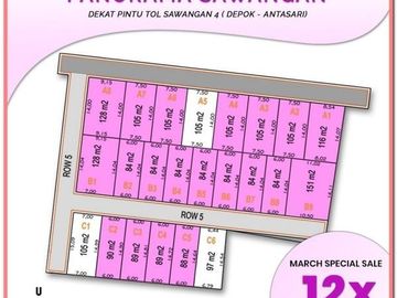 Kavling Standar Perumahan, Lokasi Strategis Dekat Mall DTC Maharaja ⁣