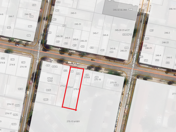 Terreno en Venta 450 m Centro de Temuco ideal proyecto inmob