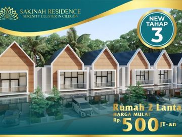 PERUMAHAN CLUSTER 2 Lantai DIPUSAT KOTA CILEGON DENGAN KONSEP SYARIAH