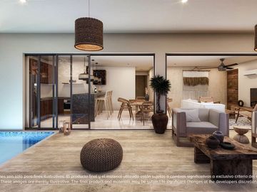 Departamento con terraza amplia de 35 m2, area de yoga, area de asadores, 2 albe