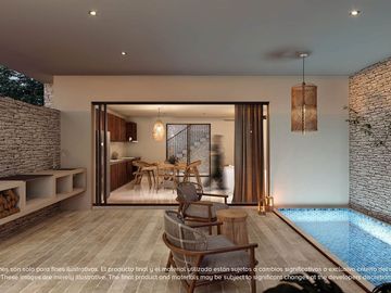 Departamento con terraza amplia de 35 m2, area de yoga, area de asadores, 2 albe