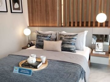 Jual Rumah Zuma Gading Serpong Tangerang Fully Furnished Rp 994jt 2 Kamar Unit Baru Free IPL + AC + Water Heater