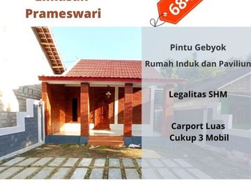Rumah Etnik dengan Bata Ekspose dekat Pintu Tol Klaten