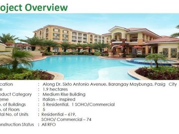 Condo For Sale Near Ortigas Robinsons Galleria SM Megamall Eastwood Capri Oasis Pasig City