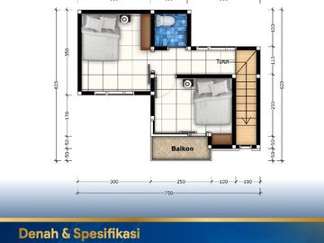 Rumah Villa Dijual Di Batu Malang Tipe 57 View Gunung Arjuna
