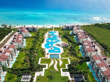 Condominio frente al mar con alberca privada, 3,000 m2 de Albercas, campo de Gol