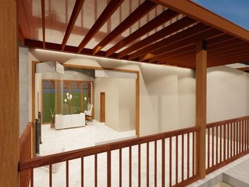 Rumah Etnic Modern di Jalan Palagan