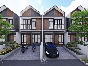 Rumah cluster baru 2 lantai murah dekat Cibubur di Ciangsana Bogor