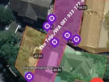 Tanah Murah Tengah Kota Mataram di Jalan Majapahit