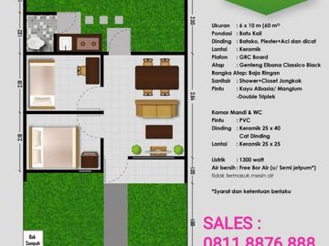 RUMAH SUBSIDI DP DAN ANGSURAN TERJANGKAU, LOKASI SETRATEGIS
