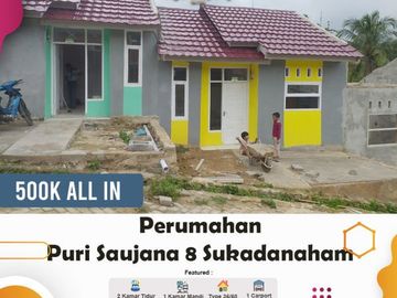 rumah murah di Bandar Lampung FREE 3 angsuran