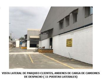 VIA DAULE, SECTOR PERIMETRAL SE VENDE O ALQUILA BODEGA DE 13000 M2 CON