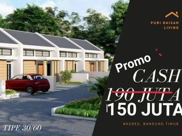 Promo Cash Diskon 80jta Rumah Minimalis Di Puri Raisah Living,Nagreg,Bandung