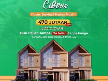 Cluster cantik Hunian islamic ala villa sejuk asri di CIbiru dkt UIN