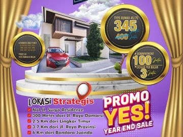 Rumah Murah Daerah Sidoarjo Jatim - ON SALE! Diamond Village Juanda 2, Segera Miliki Hunian Strategis Disini
