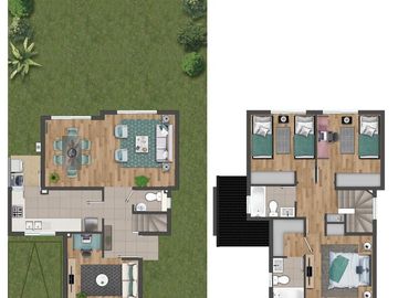 Casa en venta de 4D 3B 2E Condominio Laguna Norte navegable