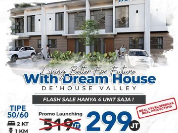 Rumah Baru 2 Lantai Cidahu Cimahi Diskon 200 Jutaan Hanya 4 Unit Dekat Pemkot Cimahi