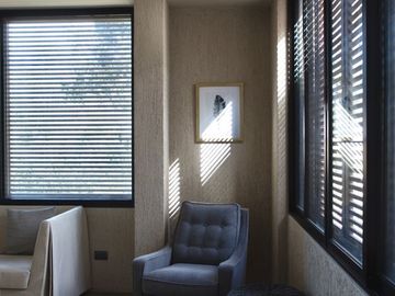 Departamento con alberca privada, edificio inspirado por arte