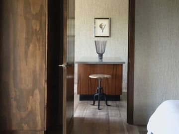 Departamento con alberca privada, edificio inspirado por arte