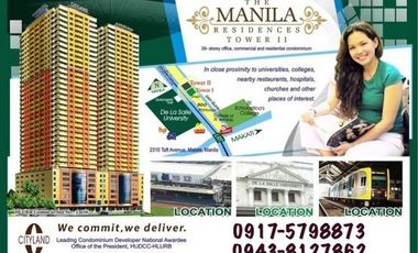CONDO UNIT IN TAFT ACROSS LASALLE, RFO AFFORDABLE
