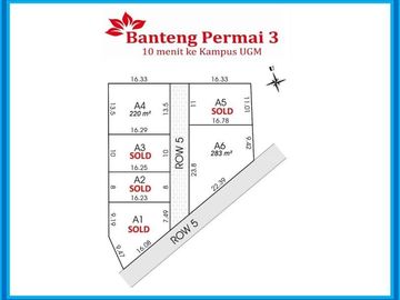 10 Menit Kampus UGM Jogja, Tanah Perumahan Sleman