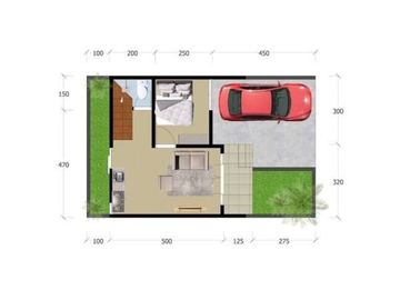 Rumah Minimalis 2 Lantai Harga 300an Juta Sudah SHM
