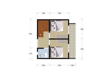Rumah Minimalis 2 Lantai Harga 300an Juta Sudah SHM