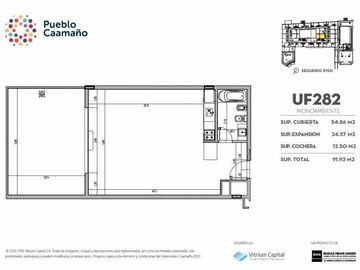 Departamento 1 o 2 amb a estrenar en Pueblo Camaño