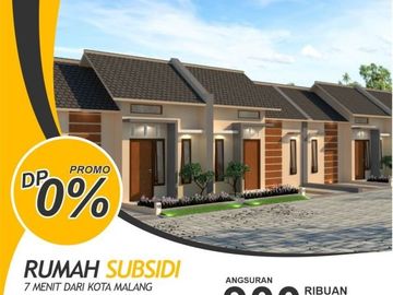 Rumah Subsidi Malang Poros Jalan dekat Kota