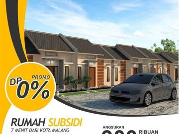 Rumah Subsidi Malang Poros Jalan dekat Kota