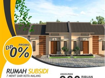 Rumah Subsidi Malang Poros Jalan dekat Kota