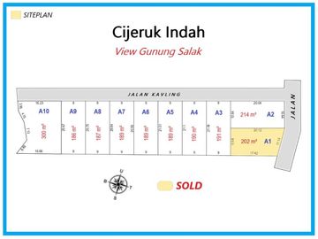 Tanah Murah Bogor Hanya 1 Jt-an Free SHM Cocok Bangun Villa