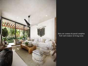 Villa con alberca privada, en residencial con casa club, parque sensorial, spa,