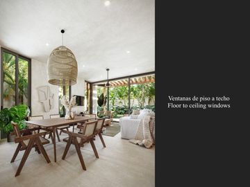 Villa con alberca privada, en residencial con casa club, parque sensorial, spa,