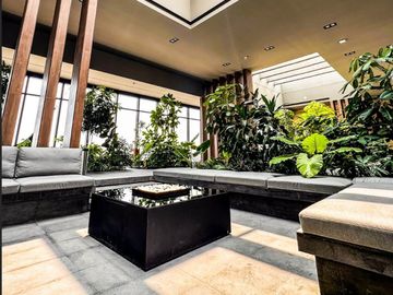 Departamento de 320 m2, areas verdes, casa club, cine, spa, alberca, venta Inter