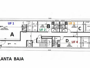 Departamentos de un ambiente en obra