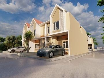 Rumah Baru 2 Lnt, LT 60 m&sup2;, Rp 975 Juta, di Beji, Depok. KT