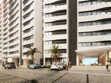 Departamento frente al mar, cava, alberca para adultos, gimnasio, ludoteca, albe