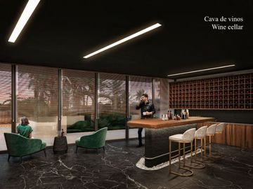 Departamento frente al mar, cava, alberca para adultos, gimnasio, ludoteca, albe