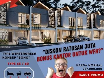 Rumah Keren 2LT dkt Grand Mercure Setiabudi Sukajadi Free Kantor WFH