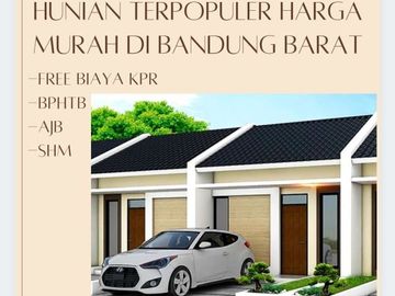 Cukup Dp 20 Juta Terima Beres Perumahan di PADALARANG Bandung Barat dekat Puspa Iptek Kota Baru