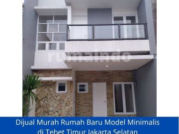 Dijual Murah Rumah Baru Model Minimalis di Tebet Timur Jakarta Selatan