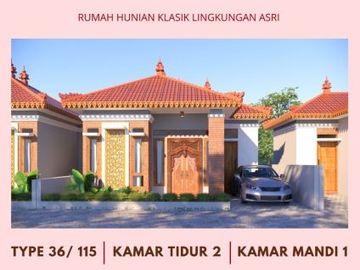Rumah Design Elegan dan Nyaman di Ngentak Muntilan.
