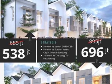 PROMO 5 Unit Pertama Rumah View Pegunungan Di Ngamprah