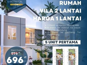PROMO 5 Unit Pertama Rumah View Pegunungan Di Ngamprah